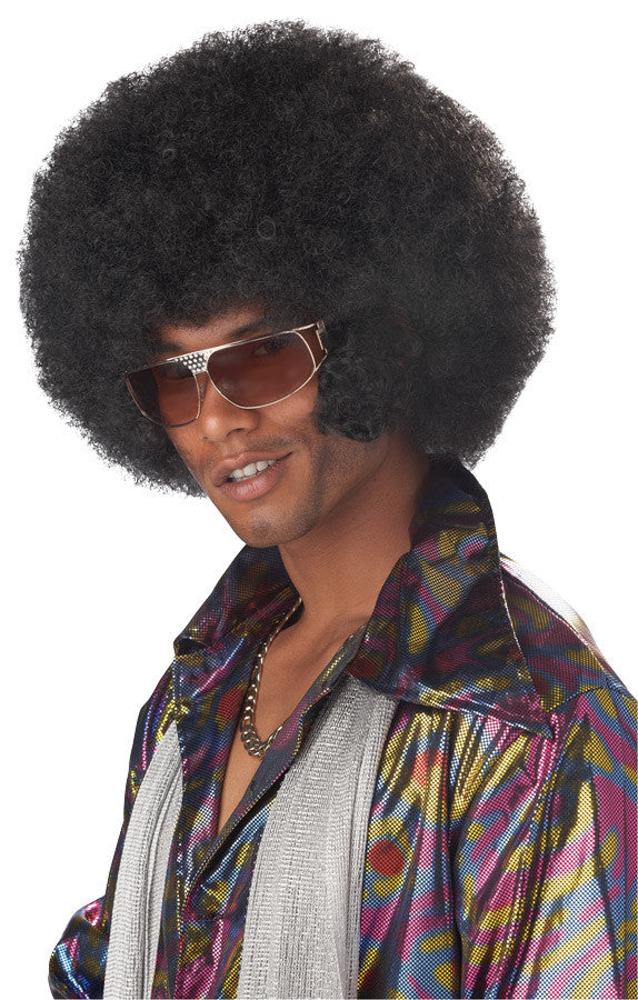 Afro Chops Black Adult Men Costume Accessories - Bargains Delivered