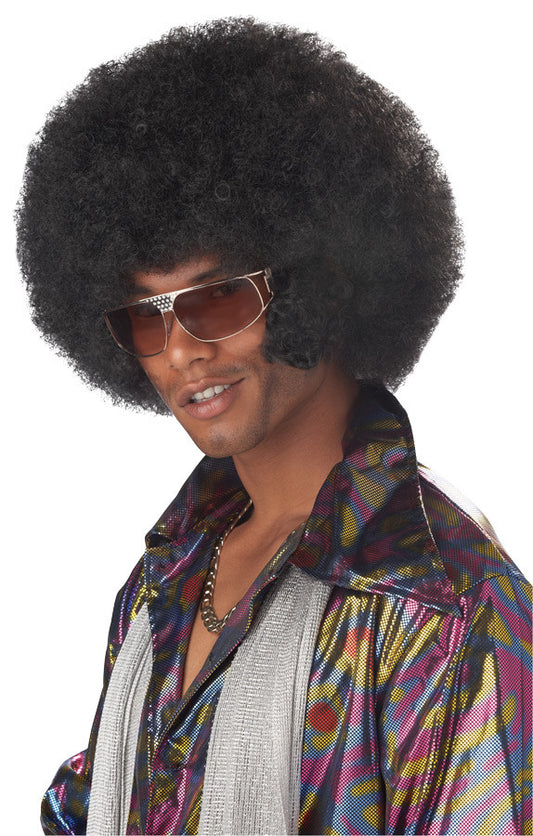 Afro Chops Black Adult Men Costume Accessories - Bargains Delivered