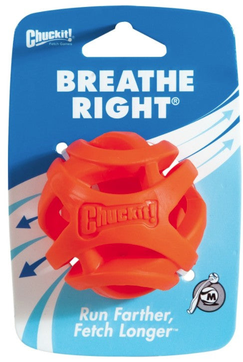 Chuckit Breathe Right Fetch Ball Dog Toy