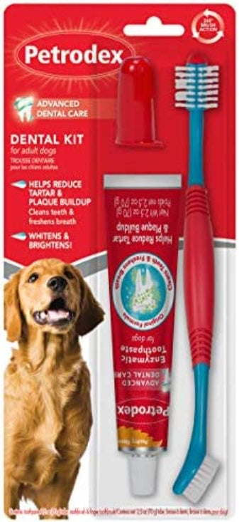 Sentry Petrodex Dental Kit for Adult Dogs