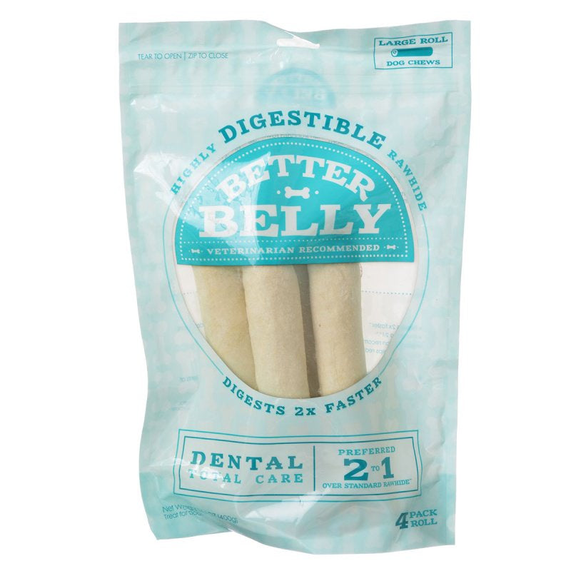 Better Belly Rawhide Dental Rolls Large