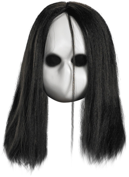 BLANK BLACK EYES DOLL MASK