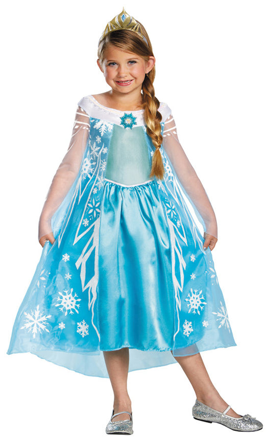 FROZEN ELSA CHILD DELUXE 10-12