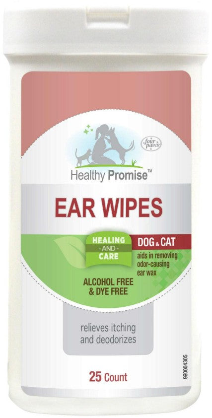 Four Paws Healthy Promise Dog And Cat Ear Wipes