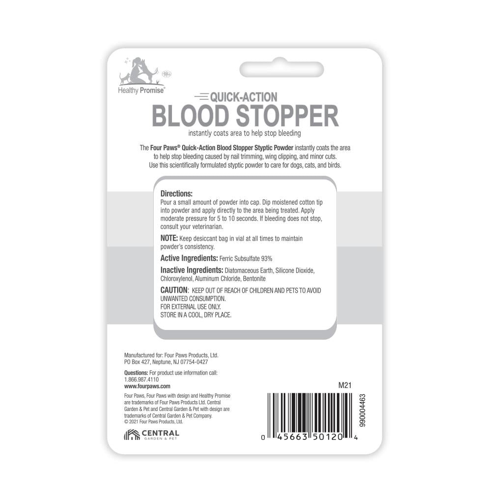 Four Paws Quick Blood Stopper Antiseptic Styptic Powder