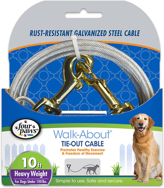 Four Paws Tie-Out Cable Heavy Weight