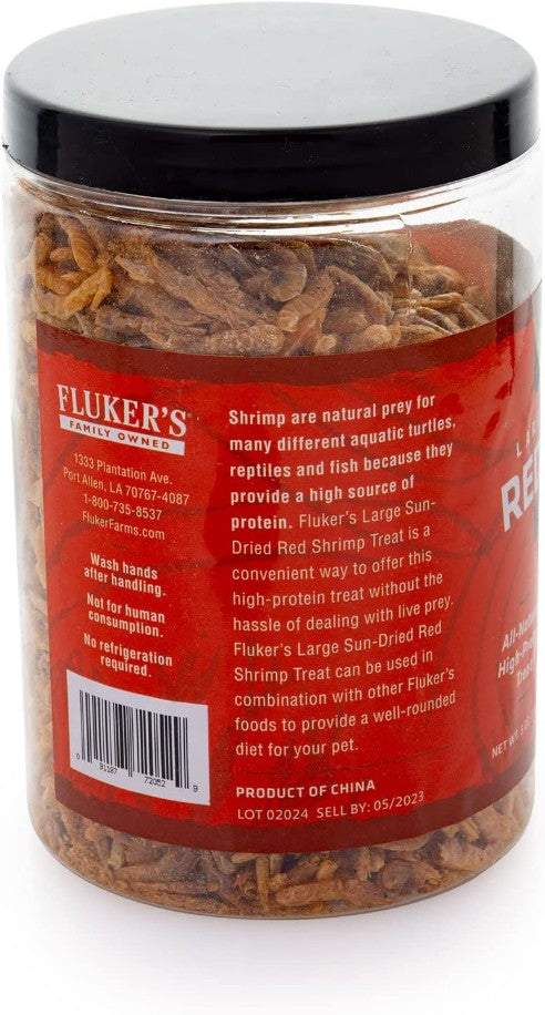 Flukers Sun-Dried Large Red Shrimp Treat