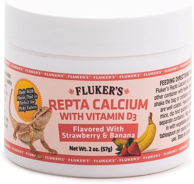 Flukers Strawberry Banana Flavored Repta Calcium