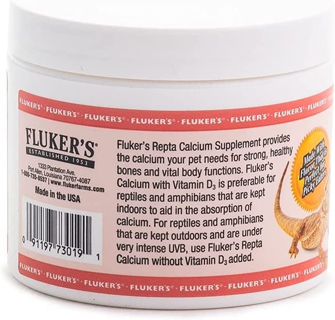 Flukers Strawberry Banana Flavored Repta Calcium