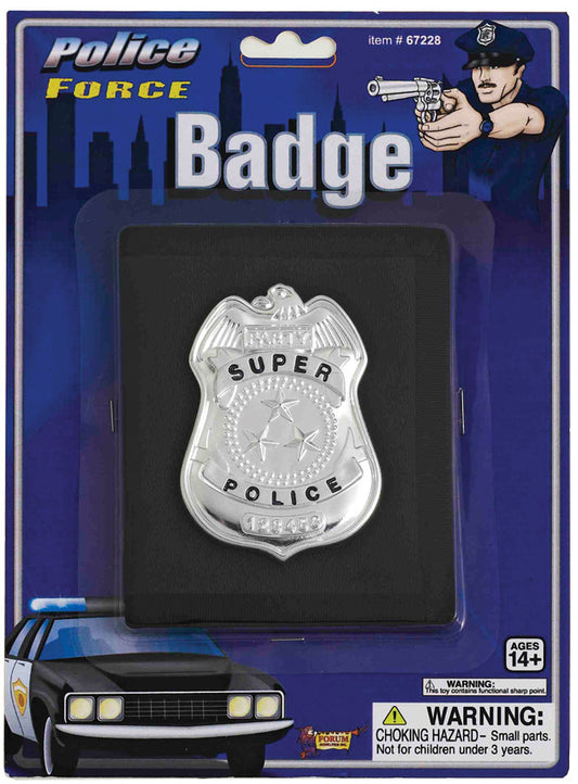 BADGE POLICE W WALLET