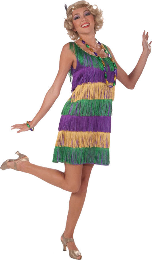 MARDI GRAS FLAPPER ADULT