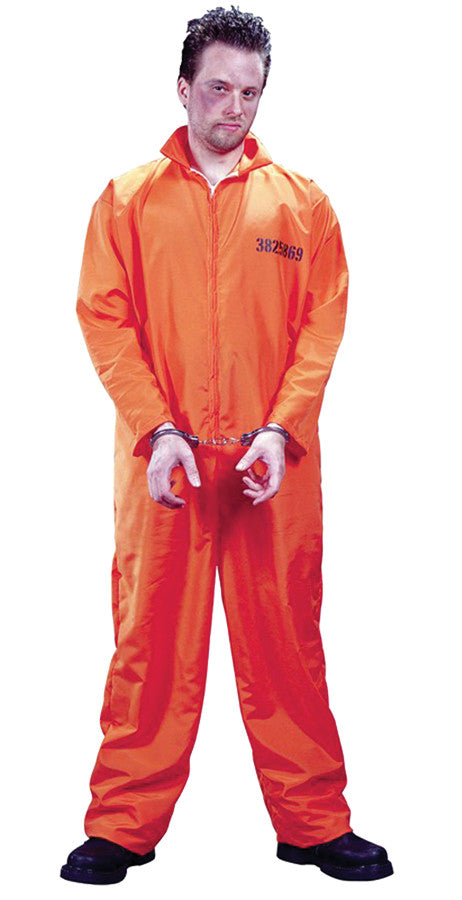 GOT BUSTED JUMPSUIT/ORANGE