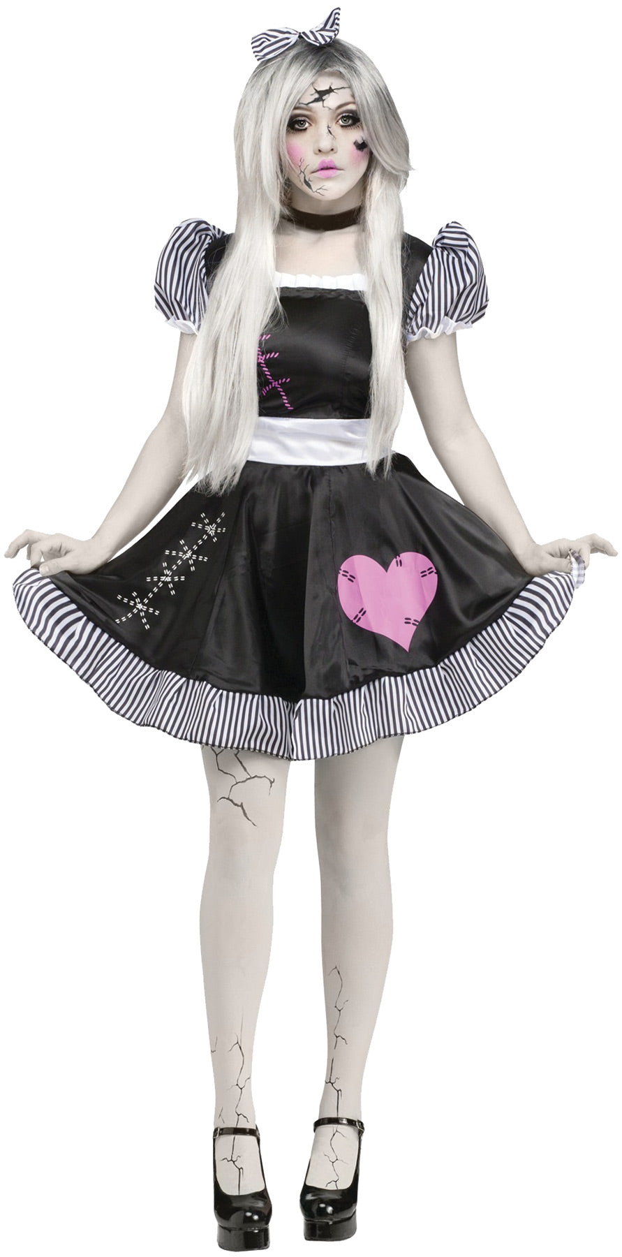 Broken Doll Adlt Small-Medium