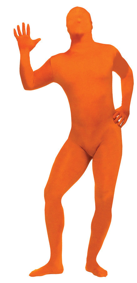 SKIN SUIT ORANGE ADULT PLUS