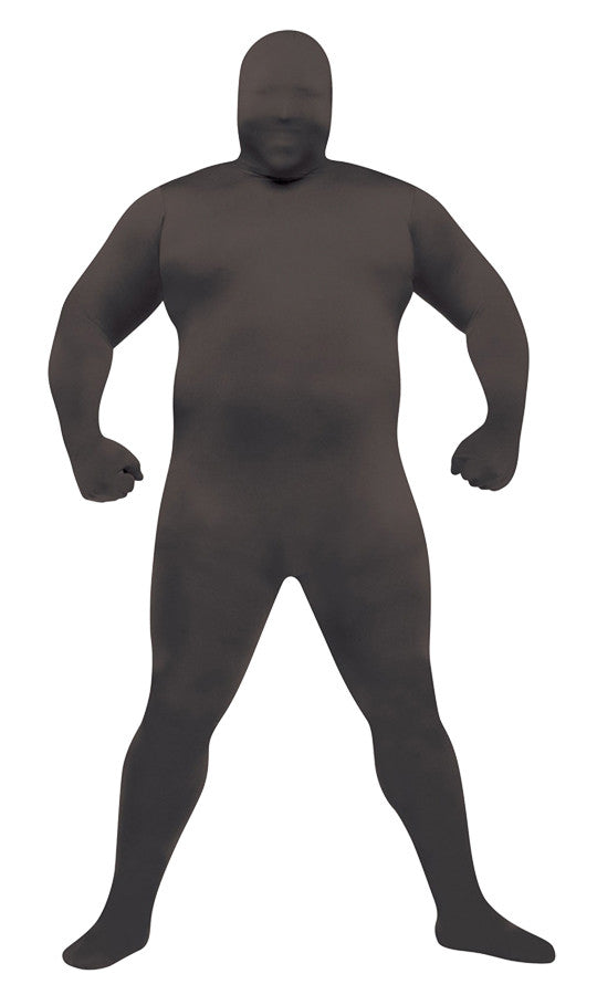 SKIN SUIT BLACK ADULT PLUS