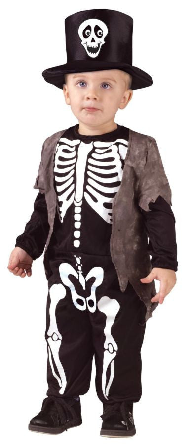 HAPPY SKELETON TODDLER 3T-4T