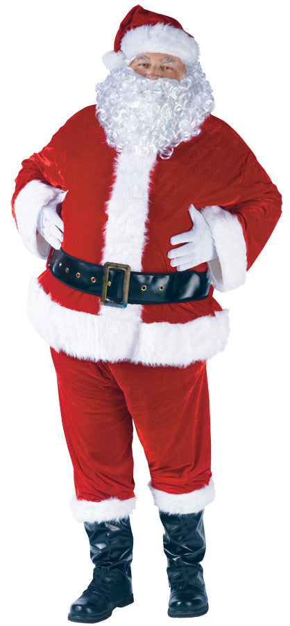 SANTA SUIT COMPLET VELOUR PLUS