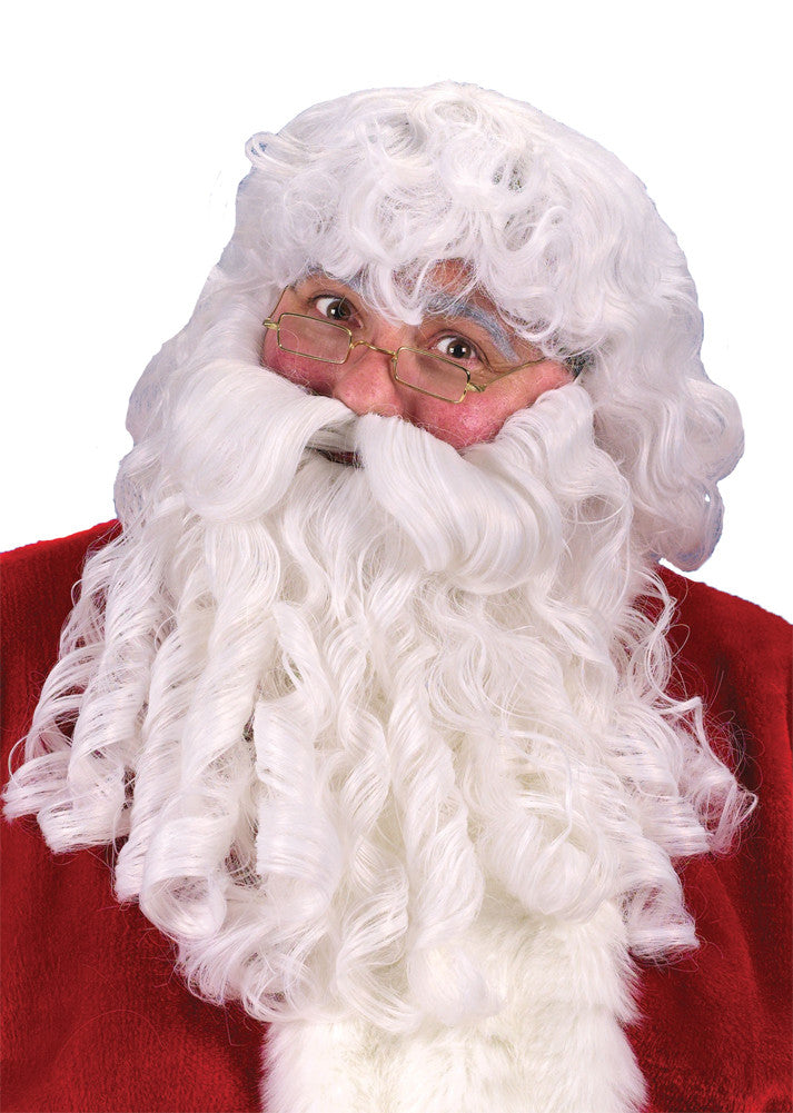 DLX SANTA WIG BEARD MUSTACHE