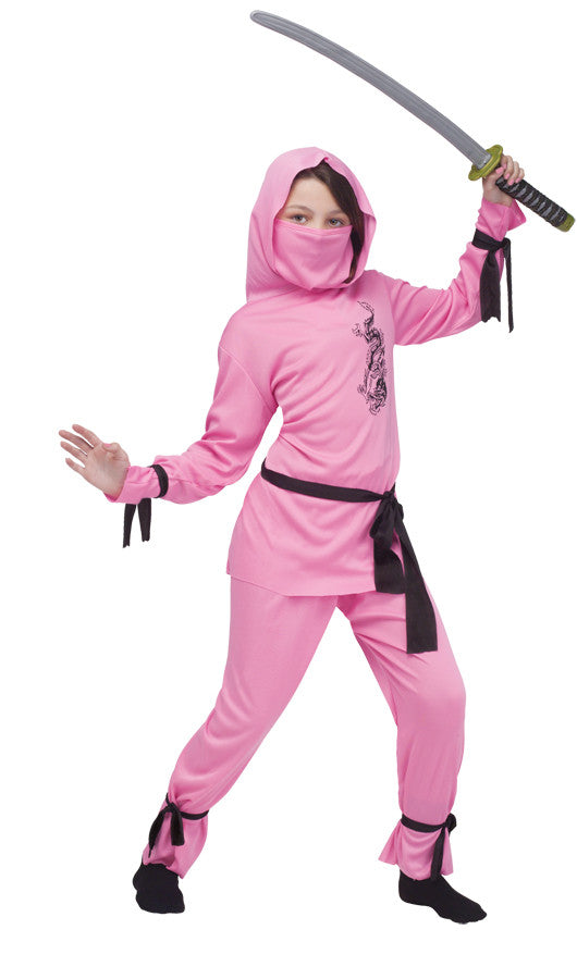 PINK NINJA CHILD MED 8-10