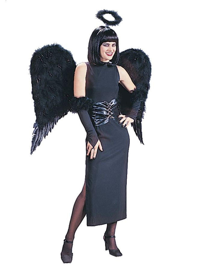 ANGEL WINGS FEATHR ADLT BLK