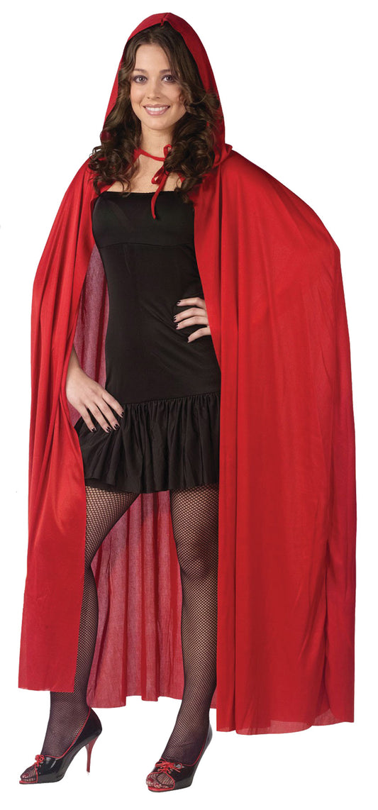 Cape 68 Inch Hooded Red