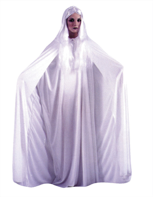 CAPE 68 INCH HOODED WHITE