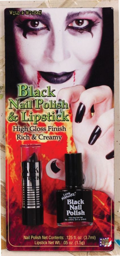 LIPSTICK NAIL POLISH BLACK