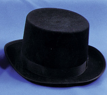 TOP HAT FELT QUAL BLACK MED