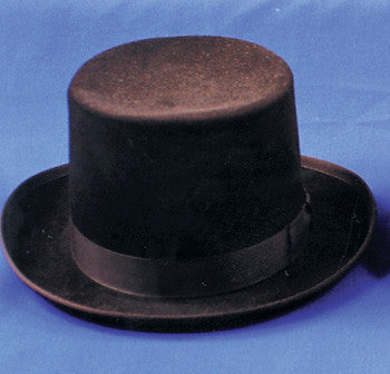 TOP HAT FELT QUAL BROWN LRG