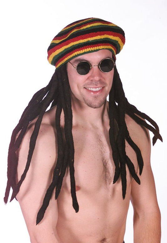 RASTA TAM WITH DREADLOCKS