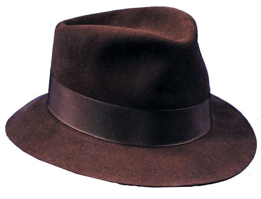 FEDORA DLX BROWN MED