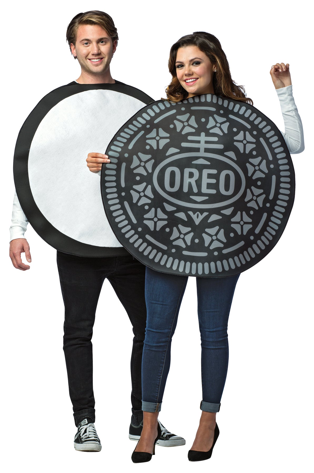 Oreo Couples Costume  2 In One