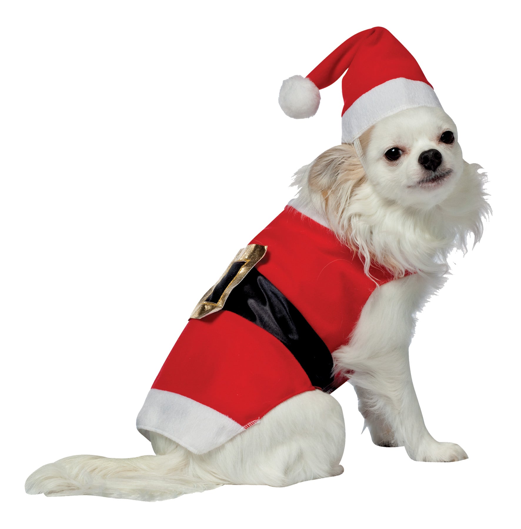 Pet Costume Santa Small