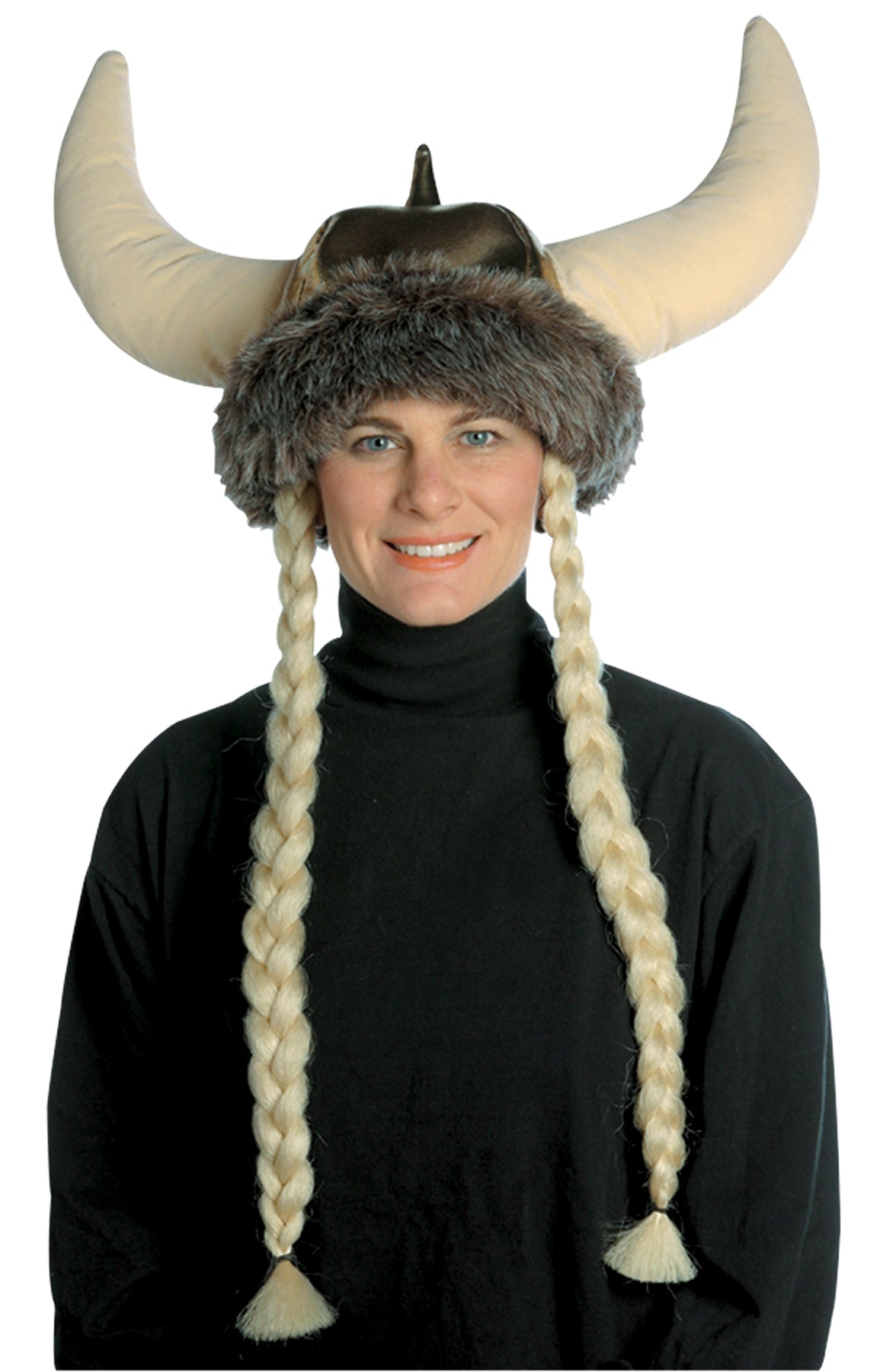 Space Viking Hat W Braids