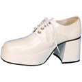 SHOE PLATFORM WHT PAT MEN SM