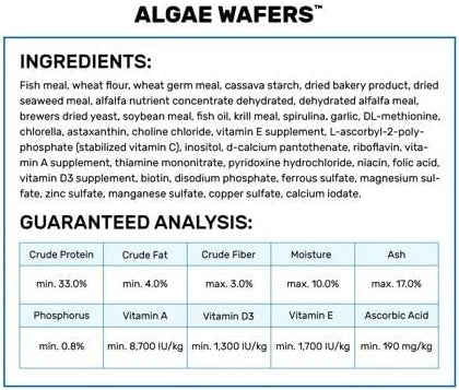 Hikari Algae Wafers Sinking Vegetable Rich Wafers