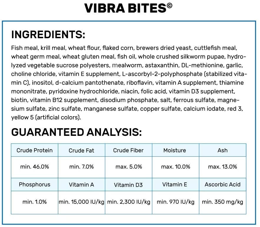 Hikari Vibra Bites Tropical Fish Food