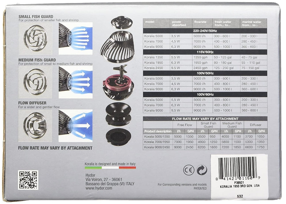 Hydor Koralia 3G Third Generation Circulation and Wave Pump