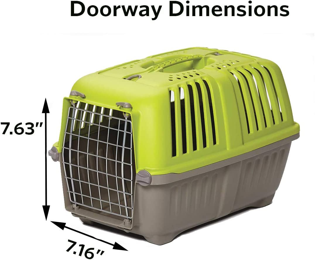 MidWest Spree Pet Carrier Green Plastic Dog Carrier