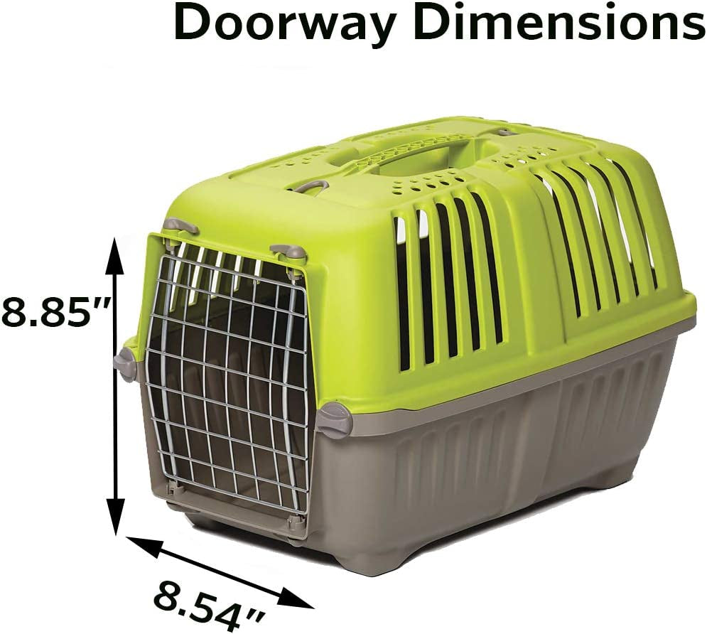 MidWest Spree Pet Carrier Green Plastic Dog Carrier