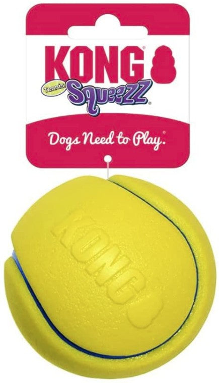 KONG Squeezz Tennis Ball Assorted Colors