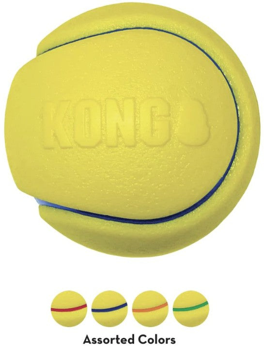 KONG Squeezz Tennis Ball Assorted Colors