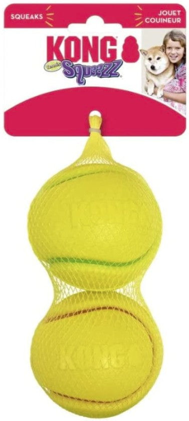 KONG Squeezz Tennis Ball Assorted Colors