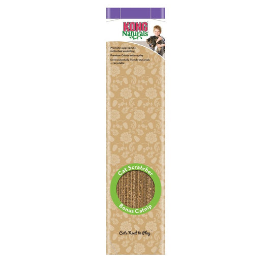 KONG Naturals Cardboard Cat Scratcher with Catnip