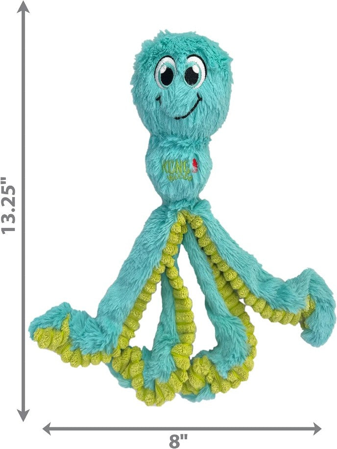 KONG Wubba Octopus Squeaky Dog Toy Assorted Colors