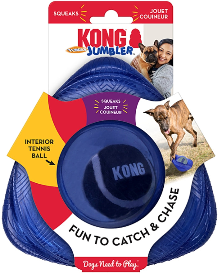 KONG Jumbler Flinger Dog Toy