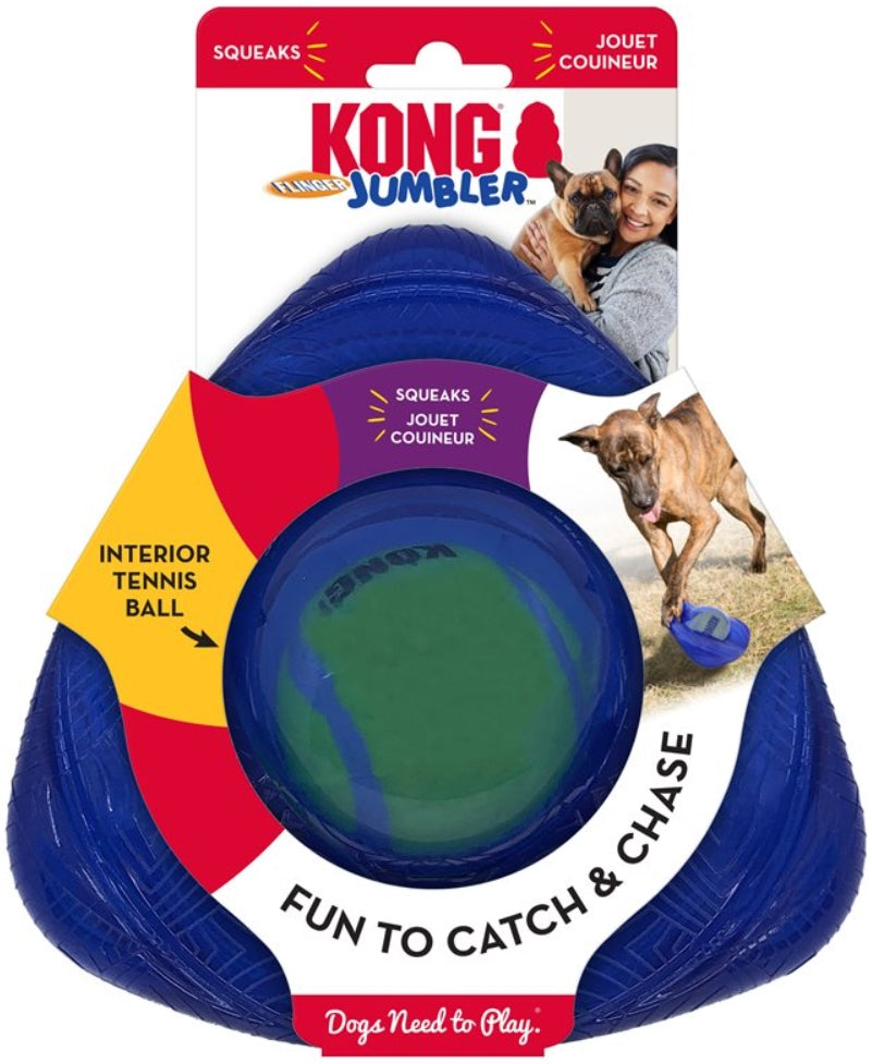 KONG Jumbler Flinger Dog Toy