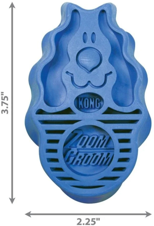 KONG Zoom Groom Boysenberry Small Brush