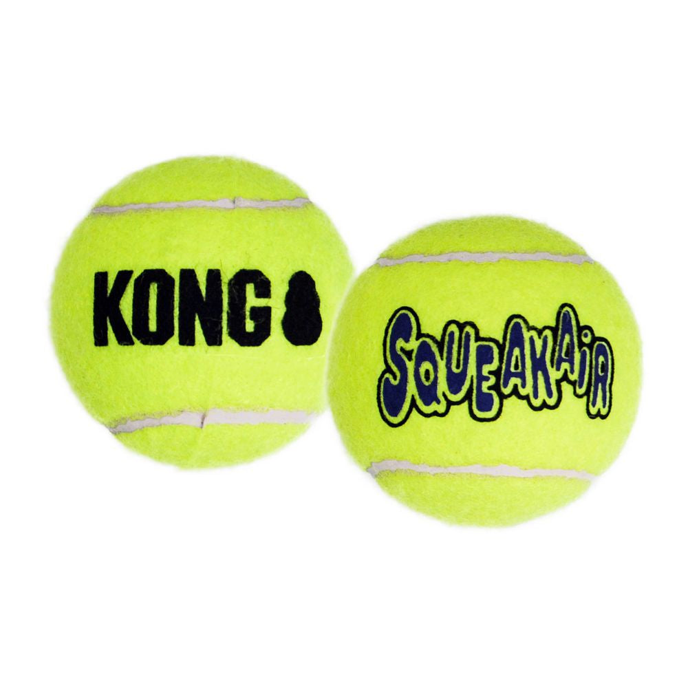 KONG Air Dog Squeaker Tennis Balls Medium Dog Toy