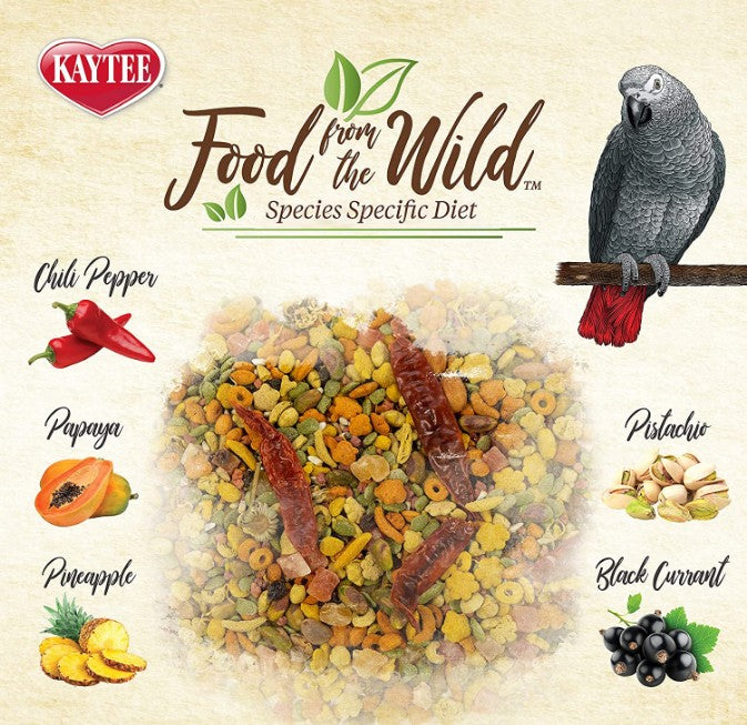 Kaytee Food From The Wild Parrot Food For Digestive Health